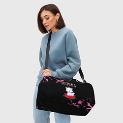 Сумки спортивные Полина КОШКА Милитари, цвет: 3D-принт — фото 2