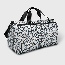 Сумки спортивные Animal Black and White Pattern, цвет: 3D-принт