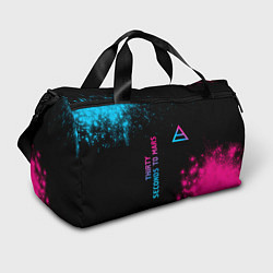 Сумки спортивные Thirty Seconds to Mars Neon Gradient, цвет: 3D-принт