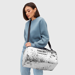 Сумки спортивные Геодезист и этим все сказано: на светлом, цвет: 3D-принт — фото 2