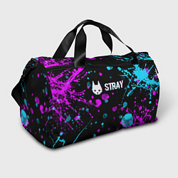 Сумки спортивные Stray - кляксы - неон, цвет: 3D-принт