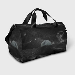 Сумки спортивные Огромная Луна, цвет: 3D-принт
