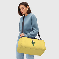 Сумки спортивные Кактус с шляпой, цвет: 3D-принт — фото 2