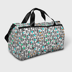 Спортивная сумка Abstract pattern on striped gray background