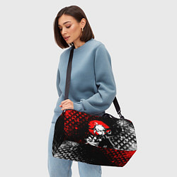 Сумки спортивные Кадзуха - Мрачный геншин, цвет: 3D-принт — фото 2