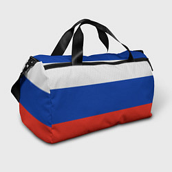 Сумки спортивные Триколор - флаг России плетёный, цвет: 3D-принт