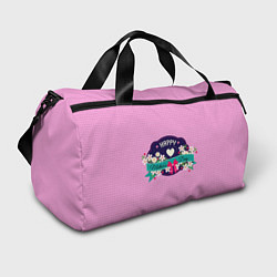 Сумки спортивные Happy Mothers Day - эмблема, цвет: 3D-принт