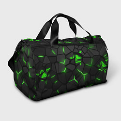 Сумки спортивные Razer green neon, цвет: 3D-принт