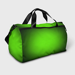 Сумки спортивные Кислотный зеленый с градиентом, цвет: 3D-принт