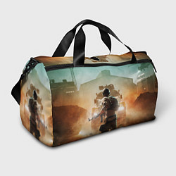 Сумки спортивные PUBG и машина, цвет: 3D-принт