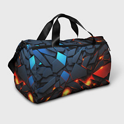 Сумки спортивные Геометрия объемные плиты, цвет: 3D-принт