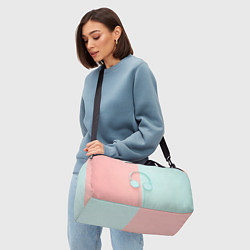 Сумки спортивные Наушники в пастельных тонах, цвет: 3D-принт — фото 2
