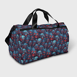 Сумки спортивные Monster skulls pattern, цвет: 3D-принт