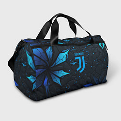 Сумки спортивные Juventus abstract blue logo, цвет: 3D-принт