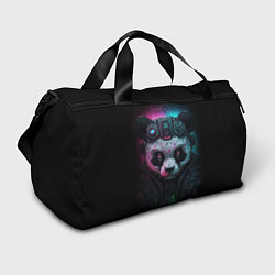 Спортивная сумка Киберпанк панда