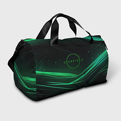 Сумки спортивные Starfield green logo, цвет: 3D-принт