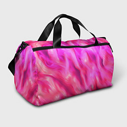 Сумки спортивные Pink abstract texture, цвет: 3D-принт
