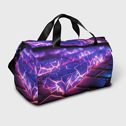 Спортивная сумка Фиолетовые кристалы
