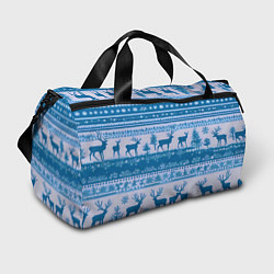 Сумки спортивные Синие олени, цвет: 3D-принт