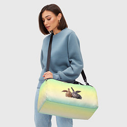 Сумки спортивные Два пушистых кролика, цвет: 3D-принт — фото 2