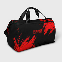 Сумки спортивные Perfectworld красные краски, цвет: 3D-принт