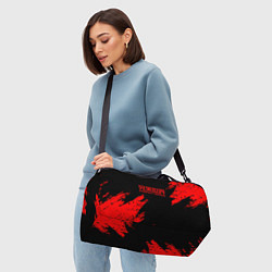 Сумки спортивные Perfectworld красные краски, цвет: 3D-принт — фото 2