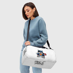 Сумки спортивные Котейка супергерой, цвет: 3D-принт — фото 2
