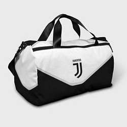 Сумки спортивные Juventus black geometry sport, цвет: 3D-принт