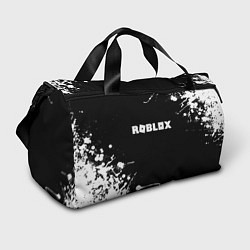Сумки спортивные Roblox текстура краски белые, цвет: 3D-принт