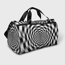 Спортивная сумка Оптическая иллюзия спиральное заклинание