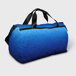 Спортивная сумка Сине-голубой в вертикальную полоску