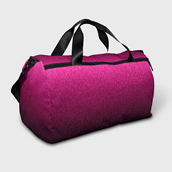 Сумки спортивные Яркий розовый градиент полоска, цвет: 3D-принт