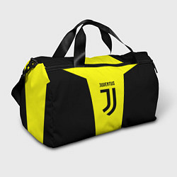 Сумки спортивные Juventus sport geometry yellow, цвет: 3D-принт