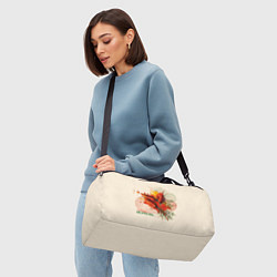 Сумки спортивные Морковь акварельные кляксы, цвет: 3D-принт — фото 2