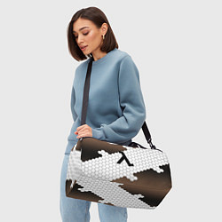 Сумки спортивные Half life соты, цвет: 3D-принт — фото 2