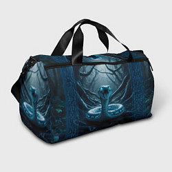 Сумки спортивные Цифровая змея, цвет: 3D-принт