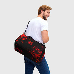 Сумки спортивные Красные брызги - Dota 2, цвет: 3D-принт — фото 2