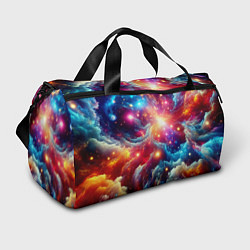Спортивная сумка Colorfull neon space clouds - ai art fantasy
