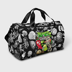 Сумки спортивные Растения против зомби персонажи, цвет: 3D-принт