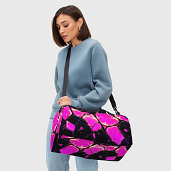 Сумки спортивные Розовые пятна в текстуре, цвет: 3D-принт — фото 2