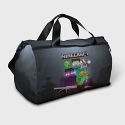 Сумки спортивные End and peace - Minecraft, цвет: 3D-принт