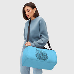 Сумки спортивные Маяк с розами и кораблем, цвет: 3D-принт — фото 2