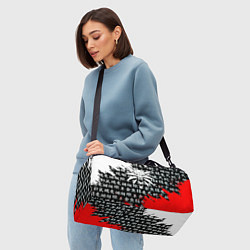 Сумки спортивные Ведьмак япония краски, цвет: 3D-принт — фото 2