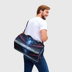 Сумки спортивные Удар молнии в хоккейную площадку, цвет: 3D-принт — фото 2