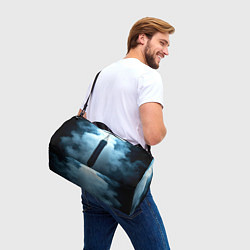 Сумки спортивные Боксерская груша в дыму, цвет: 3D-принт — фото 2