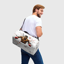 Сумки спортивные Мухаммед Али на белом, цвет: 3D-принт — фото 2