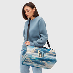 Сумки спортивные Полярный медведь на льдине, цвет: 3D-принт — фото 2