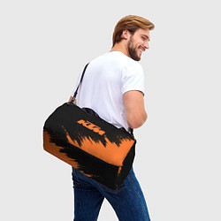Сумки спортивные Оранжевый КТМ, цвет: 3D-принт — фото 2