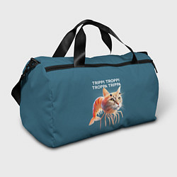 Сумки спортивные Trippi troppi troppa trippa - brainrot cat meme, цвет: 3D-принт
