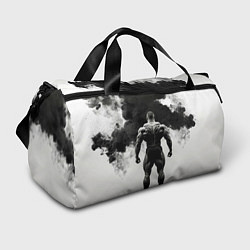 Сумки спортивные Бодибилдер и черный дым, цвет: 3D-принт